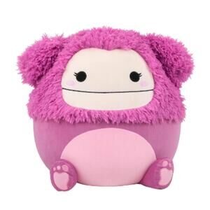 NWT Squishmallows Nanette the Raspberry Pink Bigfoot 16" RARE Plush